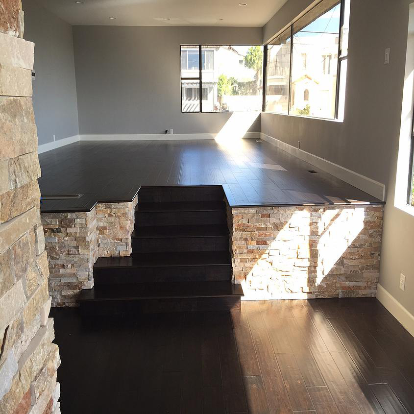 Hardwood Floor Room Scene