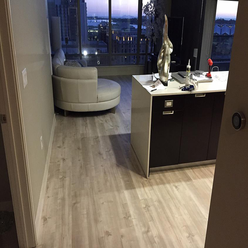 Hardwood Floor Room Scene