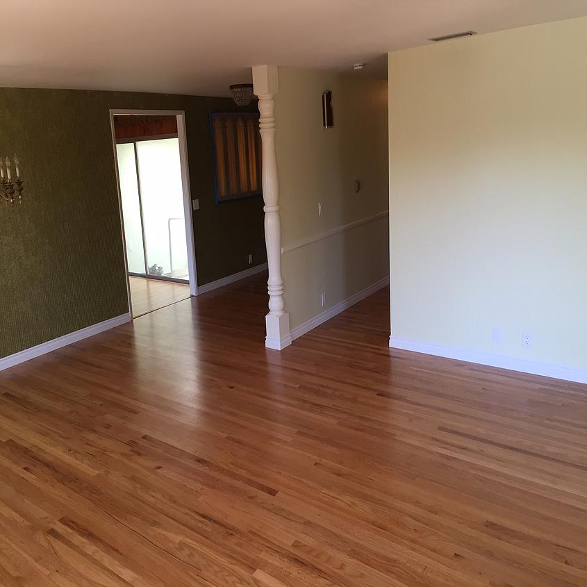 Hardwood Floor Room Scene