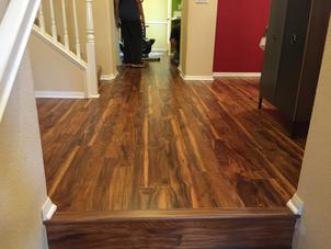 Hardwood Floor Room Scene