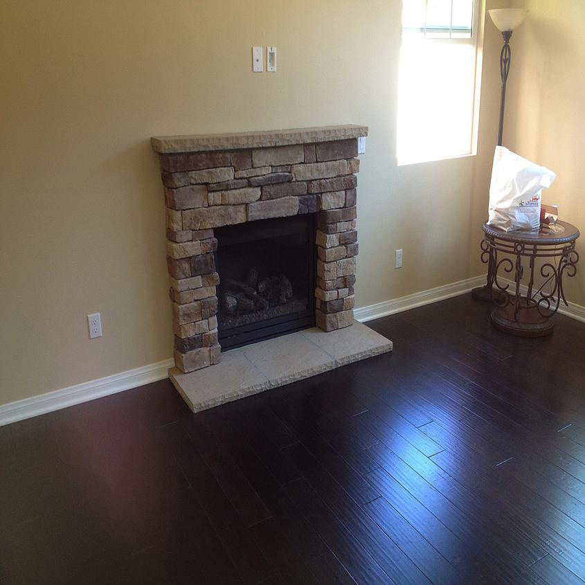 Hardwood Floor Room Scene