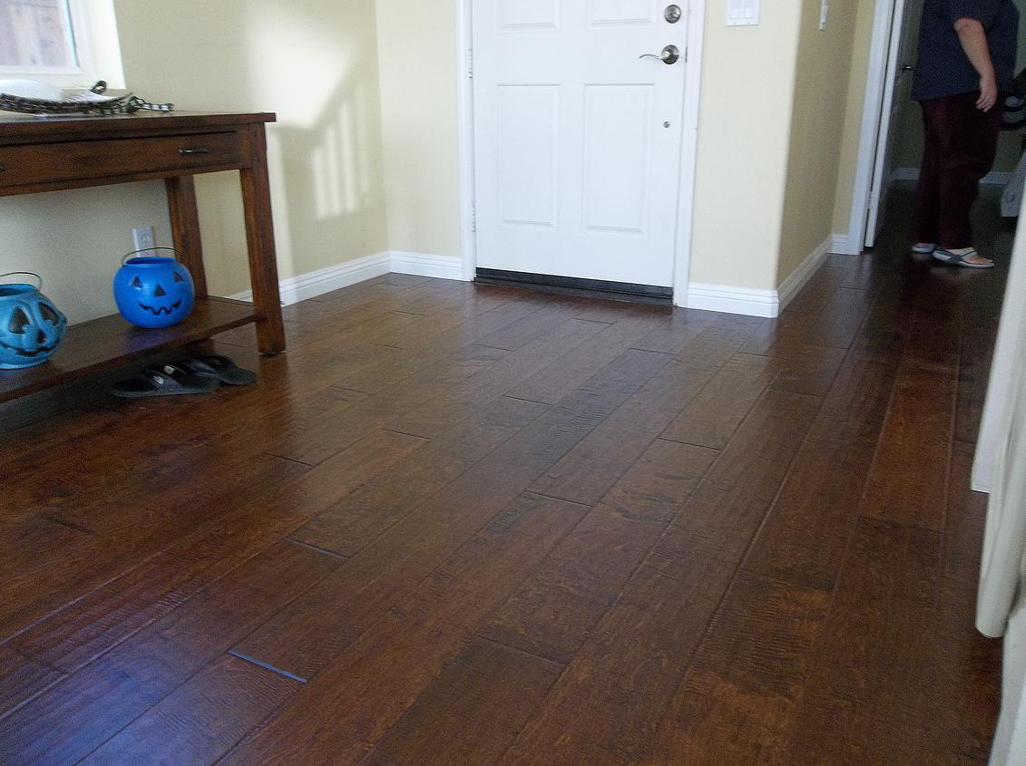 Hardwood Floor Room Scene