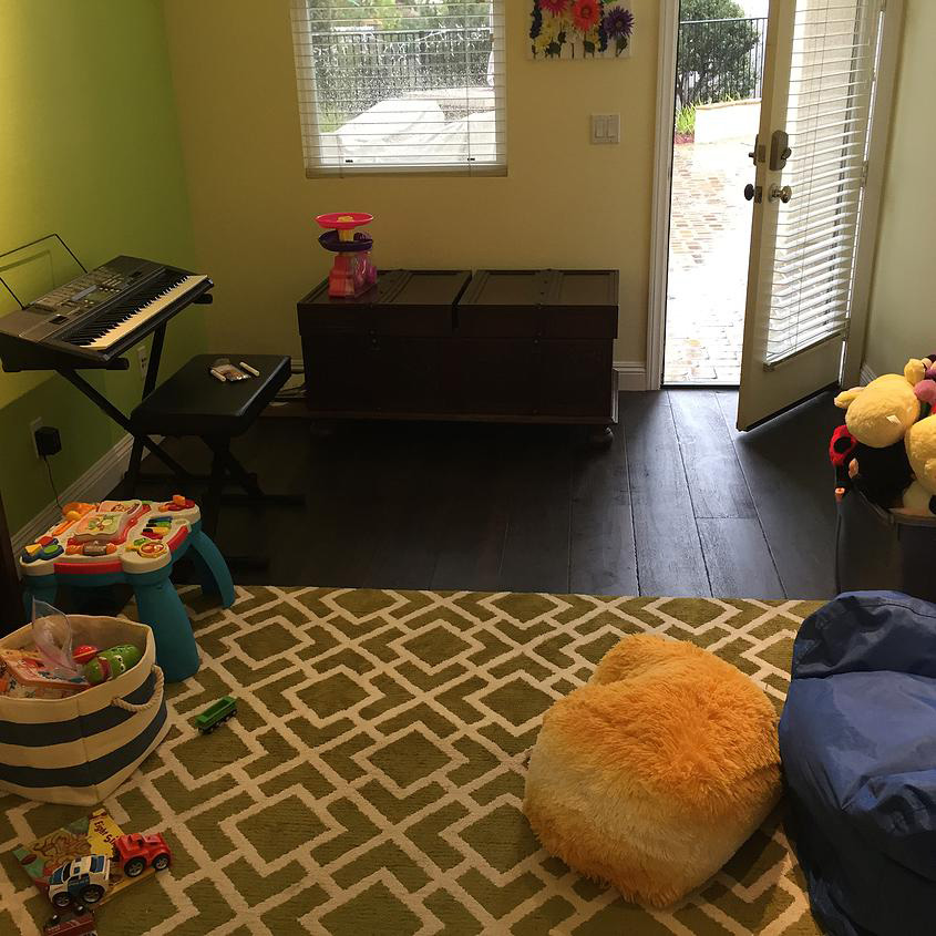 Hardwood Floor Room Scene