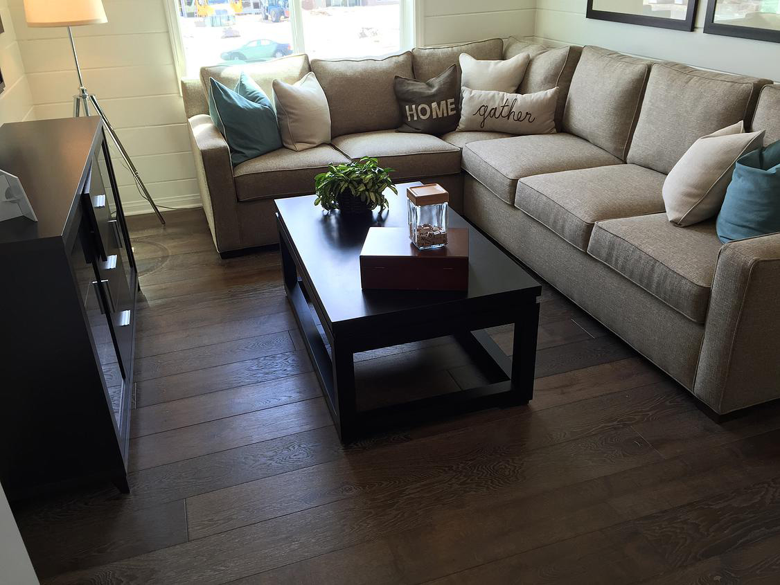 Hardwood Floor Room Scene