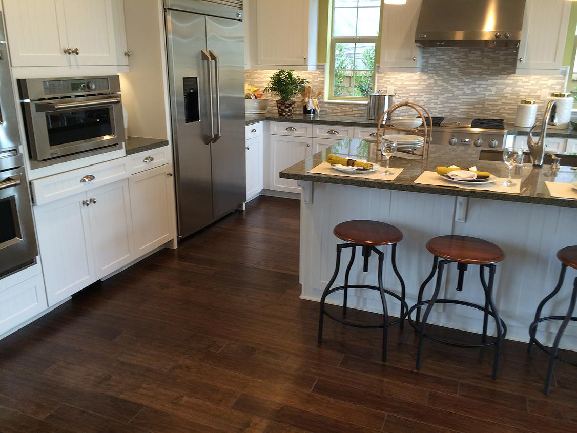 Hardwood Floor Room Scene