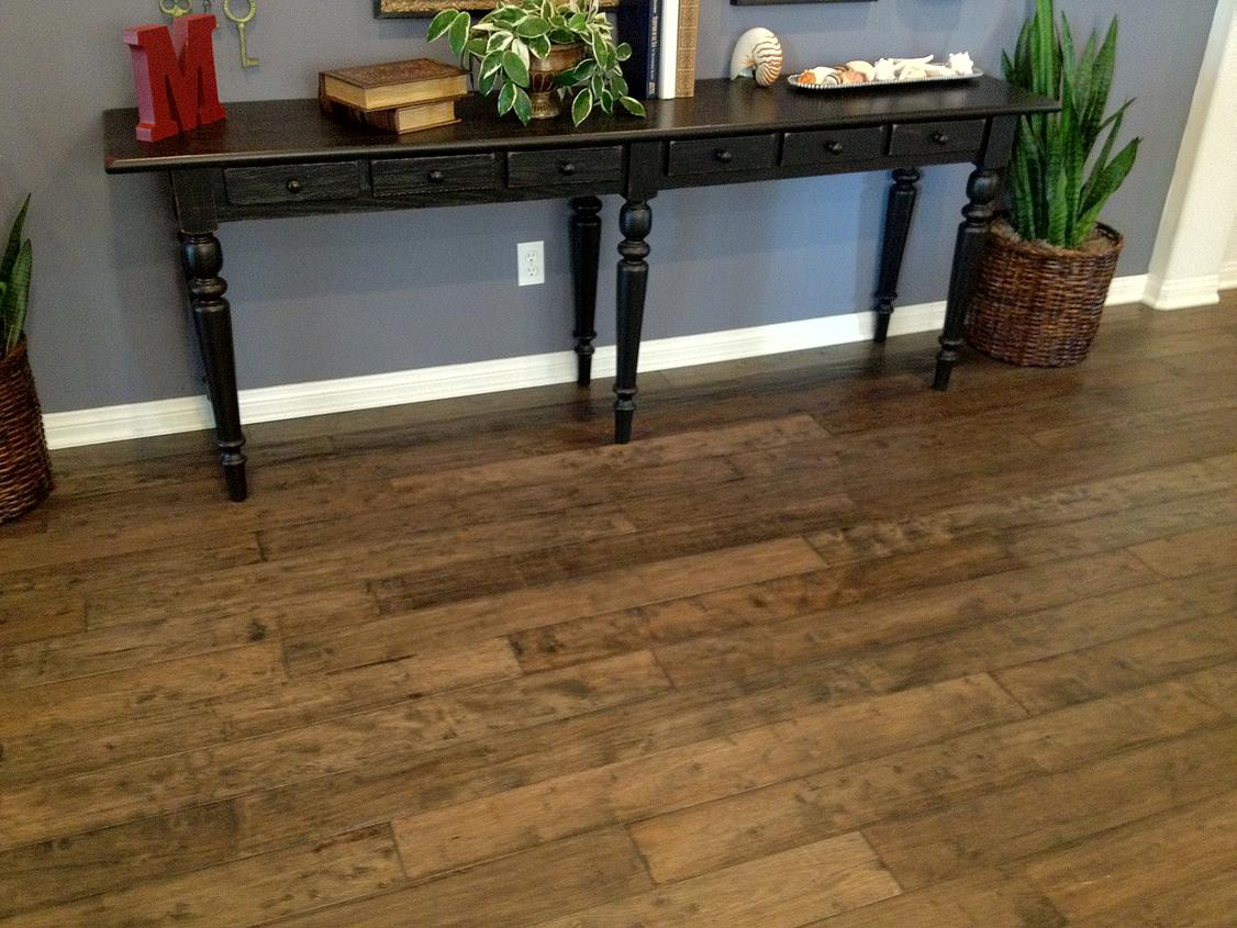 Hardwood Floor Room Scene