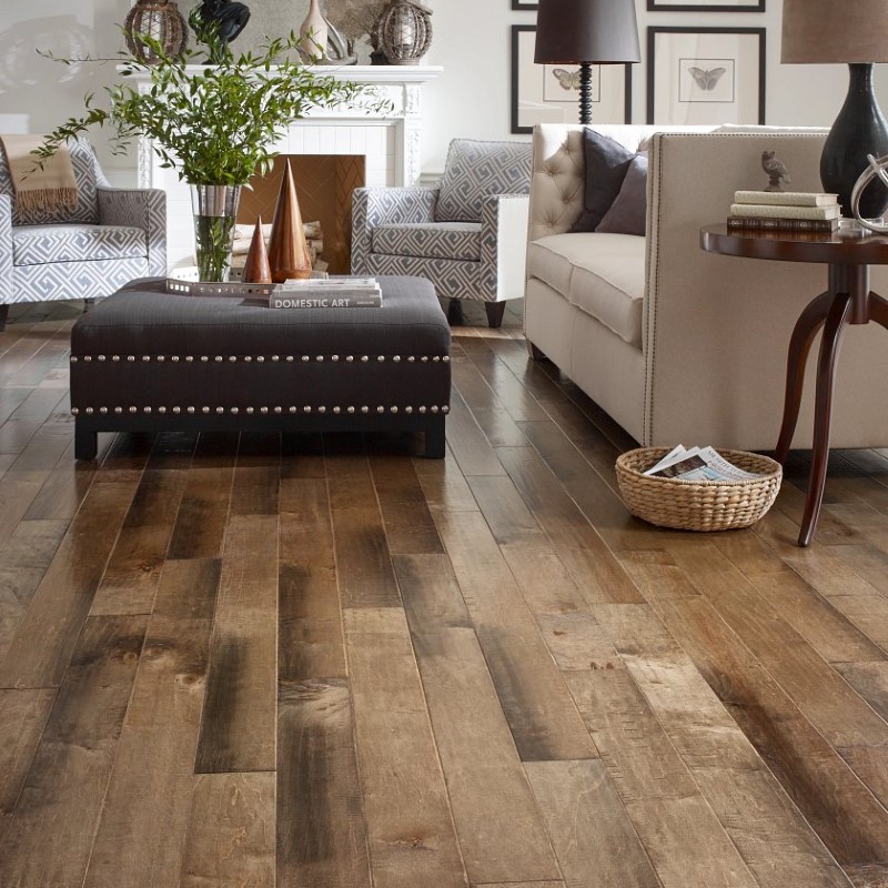 Anderson Tuftex Bernina Maple Bianco Hardwood Room Scene