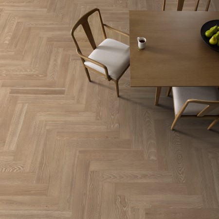 Anderson Tuftex European Ash Herringbone Ballet Hardwood Room Scene