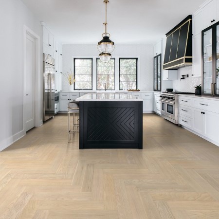 Anderson Tuftex European Ash Herringbone Metro Hardwood Room Scene