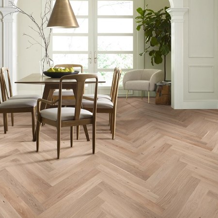 Anderson Tuftex Provincial Herringbone Parchment Hardwood Room Scene