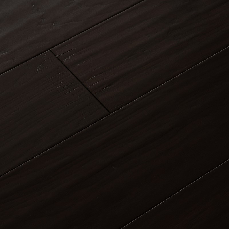 Artisan Hardwood Canyon Ranch Distressed Hickory Distressed Dark Chocolate Hardwood Room Scene