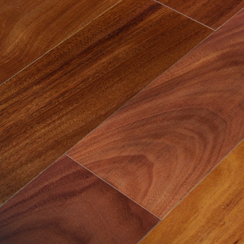 Artisan Hardwood Palazzo Smooth Exotic Santos Mahogany Natural Hardwood Room Scene