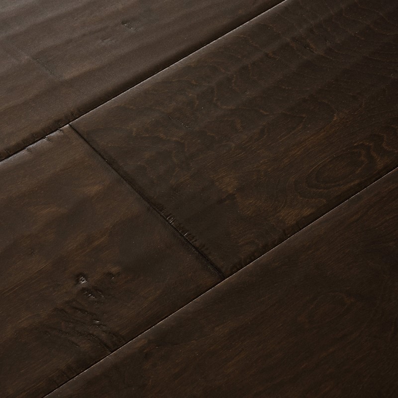 Artisan Hardwood Timberline Distressed Birch Distressed Cappuccino Hardwood Room Scene