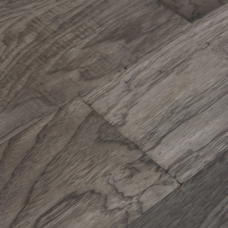 Artisan Hardwood Timberline Distressed Hickory Distressed Shoreline Hardwood Room Scene