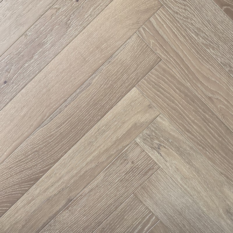 Bel Air Floors Herringbone Collection Glacier Stone Hardwood