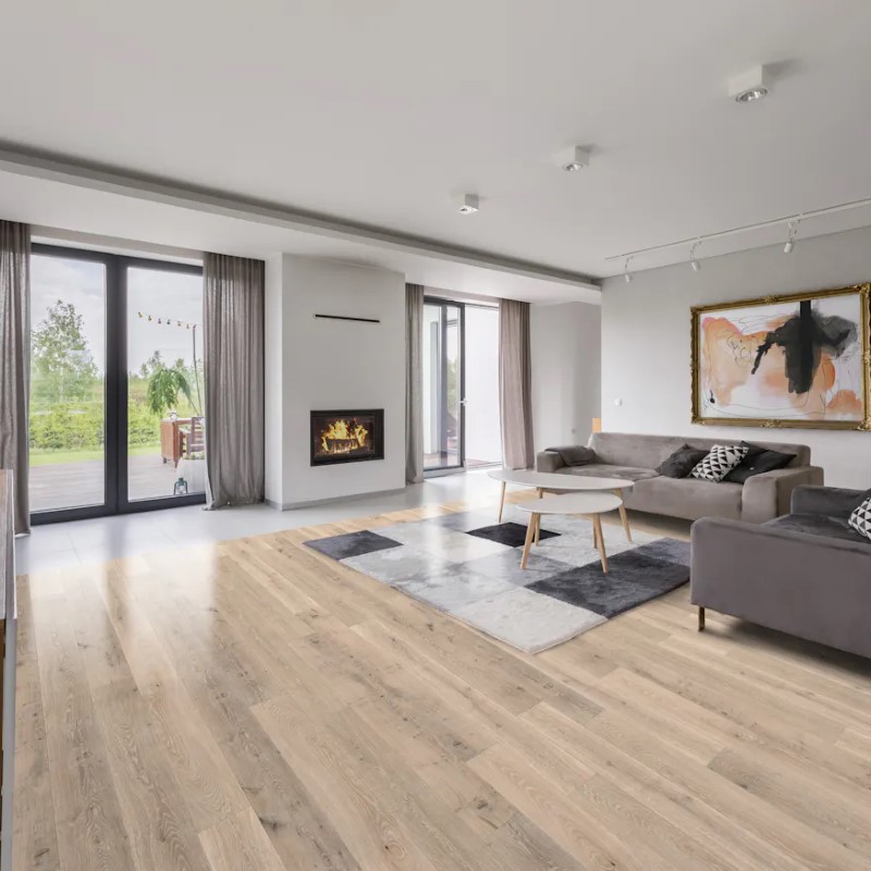 Cali Floors Meritage Sauvignon Oak Hardwood Room Scene