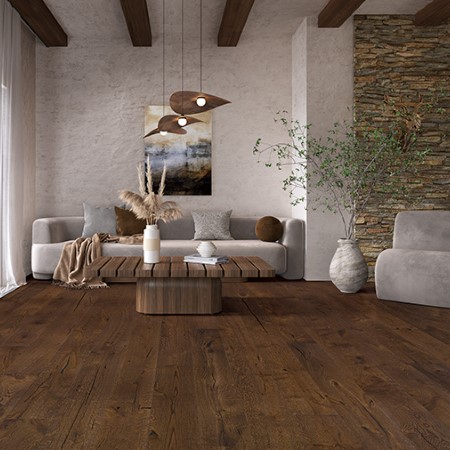 California Classics Taverne Mustang Hardwood Room Scene