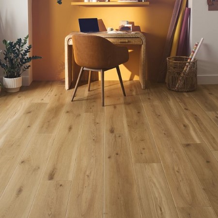 Coretec Soft Step Blonde Oak Vinyl Room Scene