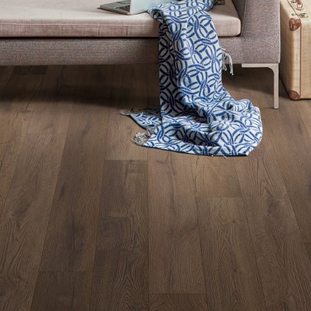 Coretec Soft Step Midnight Oak Vinyl Room Scene