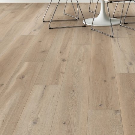 Coretec Soft Step Sea Salt Oak Vinyl Room Scene