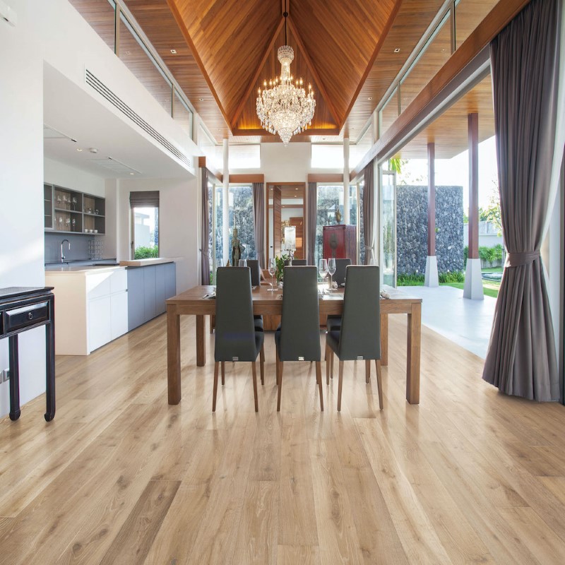 DM Flooring Brentwood Hills Malaga Hardwood Room Scene