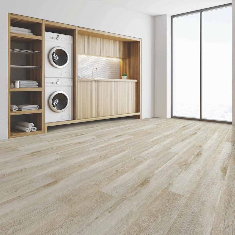 DM Flooring Camarillo Natural Oak Vinyl Room Scene