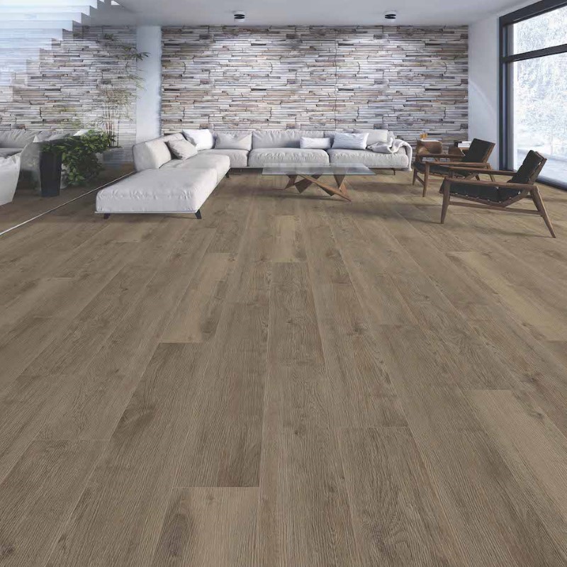 DM Flooring Camarillo Plus Barnboard Oak Vinyl Room Scene