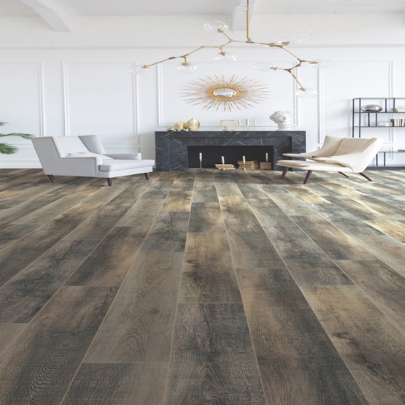 DM Flooring Camarillo Plus Stormy Timber Vinyl Room Scene