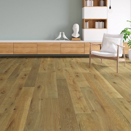 DM Flooring Paladio French White Oak Nantucket Hardwood Room Scene