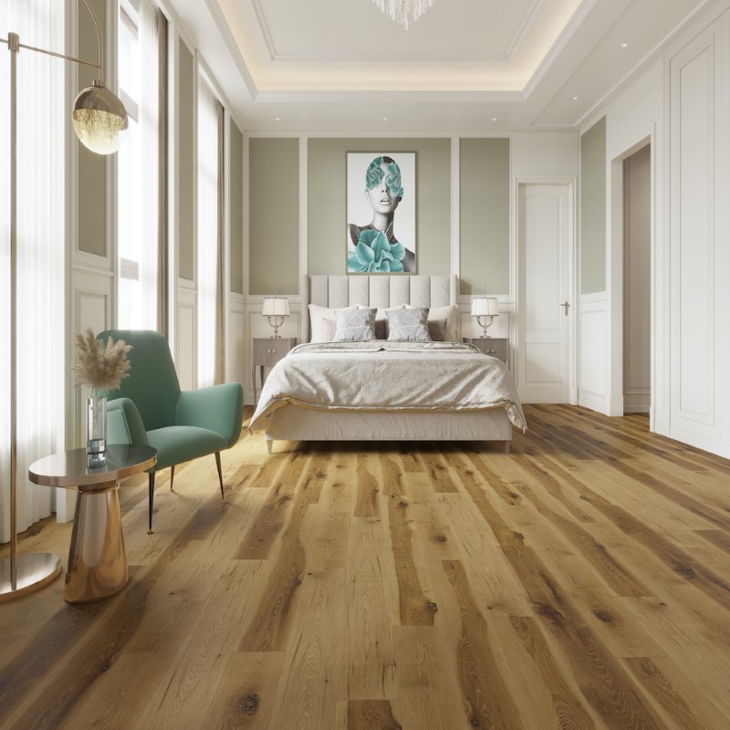 DM Flooring Prime Premium Aged Pecan Vinyl Room Scene