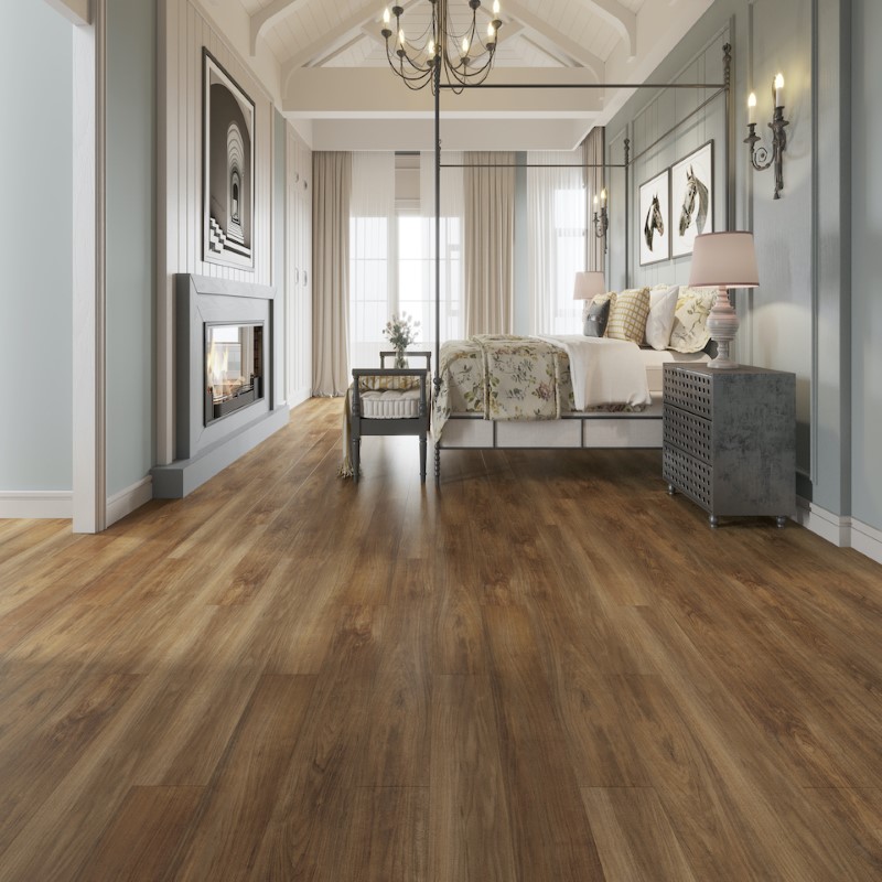 DM Flooring Prime Premium Walnut Grove Vinyl Room Scene