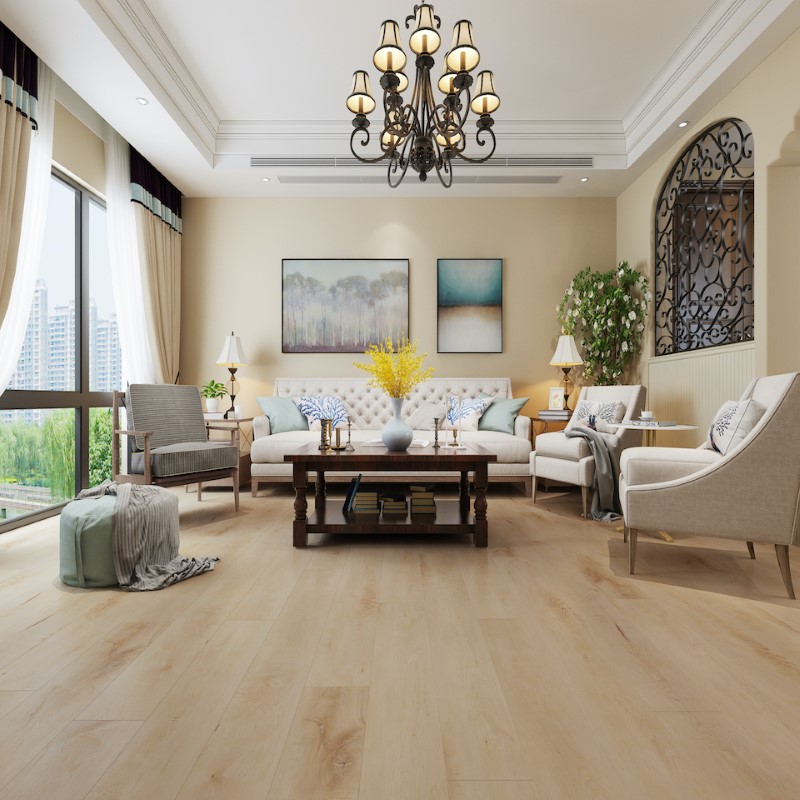 DM Flooring Prime Premium Washed Maple Vinyl Room Scene