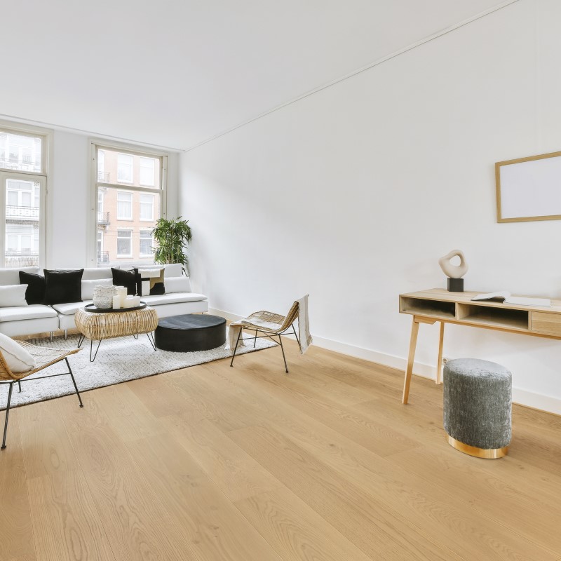 Dukes Group Inspire Saddle Hardwood Room Scene