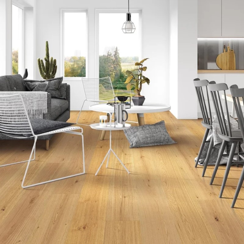 En Bois Flooring Brittany Bellevue Hardwood Room Scene