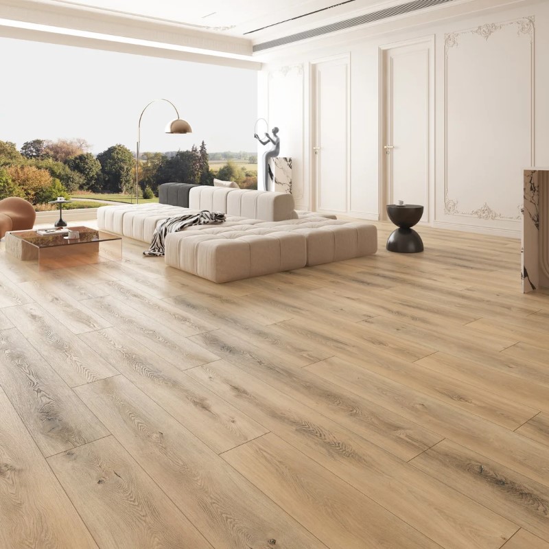 En Bois Flooring Sundance Smoke Sand Laminate Room Scene
