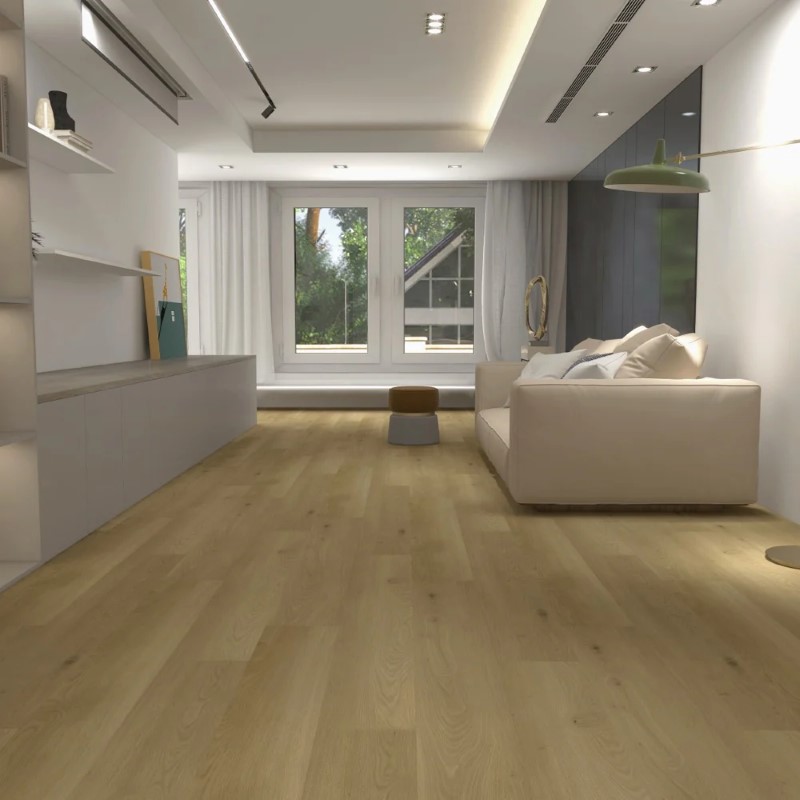 Eternity Flooring Ingraind Mocha Mousse Vinyl Room Scene
