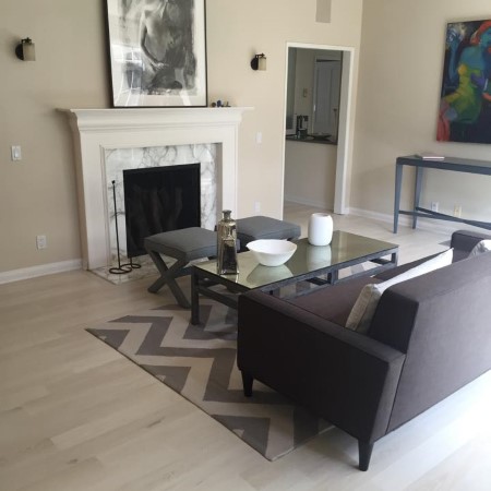 Garrison Hardwood Contractors Choice Premium American White Oak 5 Unfinished Hardwood Room Scene