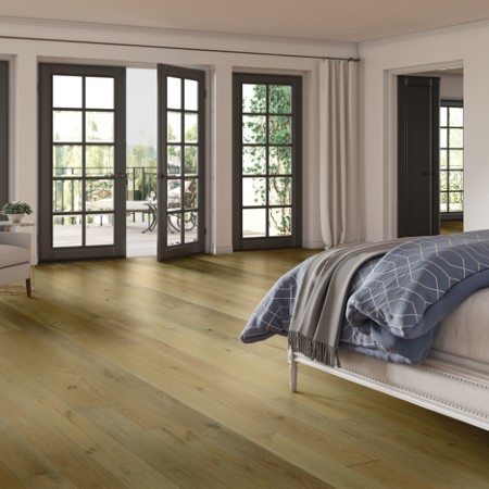 Hartco TimberBrush Gold Sandy Stroll Hardwood Room Scene