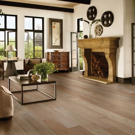 Hartco TimberBrush Platinum Country Vibe Hardwood Room Scene