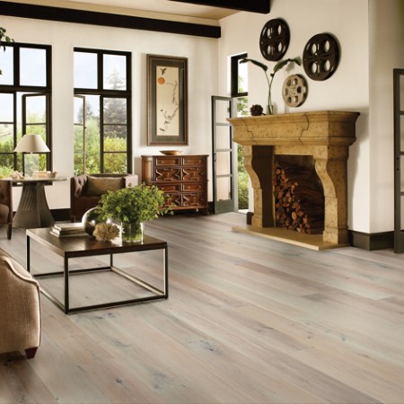 Hartco TimberBrush Platinum Winter Magic Hardwood Room Scene
