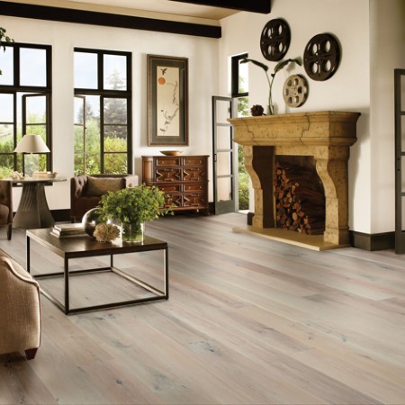 Hartco TimberBrush Platinum Winter Magic Hardwood Room Scene