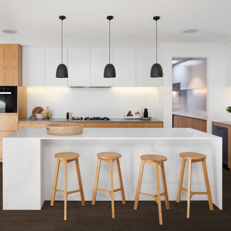 Lauzon European White Oak Dark Earth Hardwood Room Scene