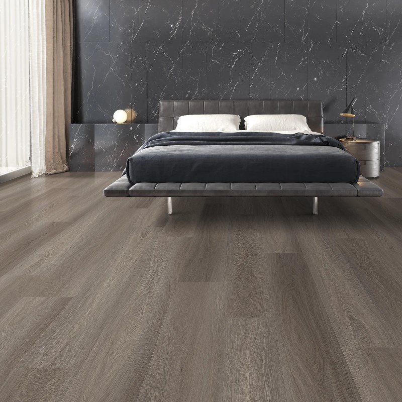 Lux Floors Royal Oaks London Fog Vinyl Room Scene