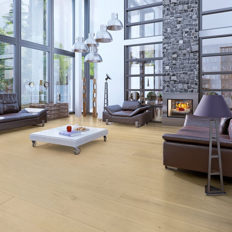 Medieval Floors Architectural Crescent Moon Hardwood Room Scene