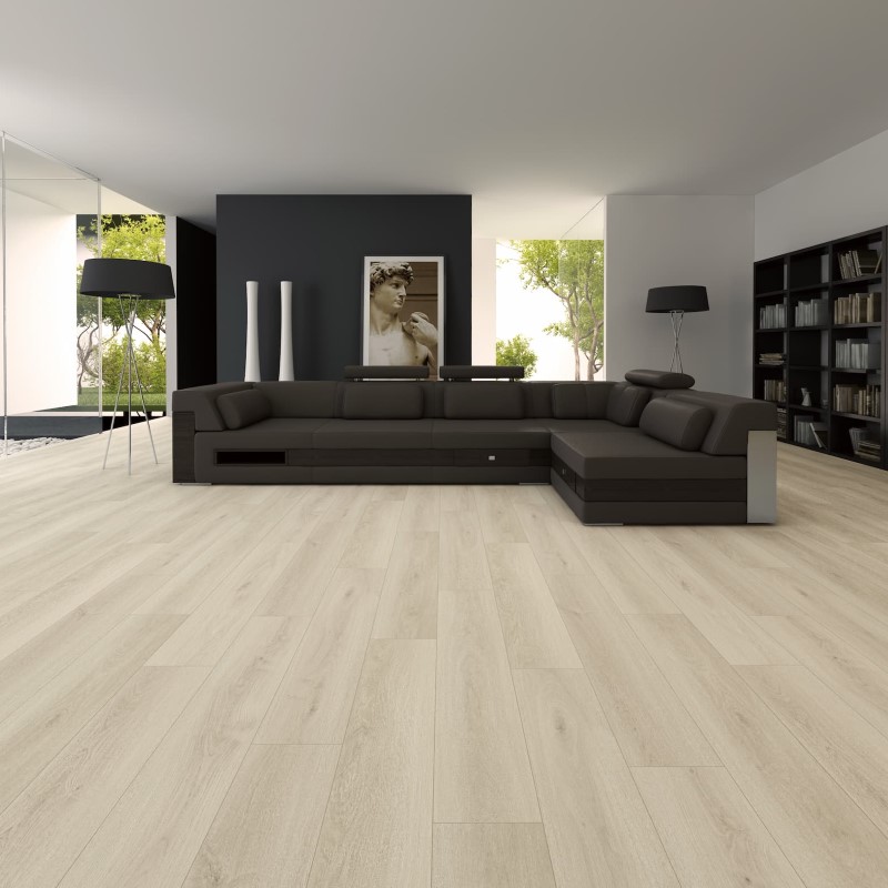 Megaclic Diana Oyster Laminate Room Scene