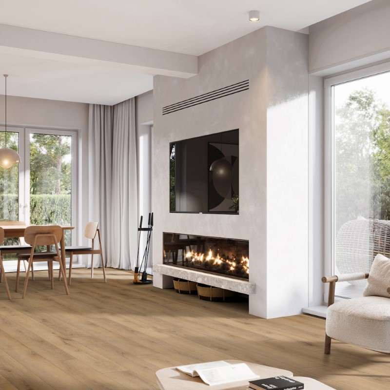 Mission Collection Palacio Cortana Plus Butter Pecan Vinyl Room Scene