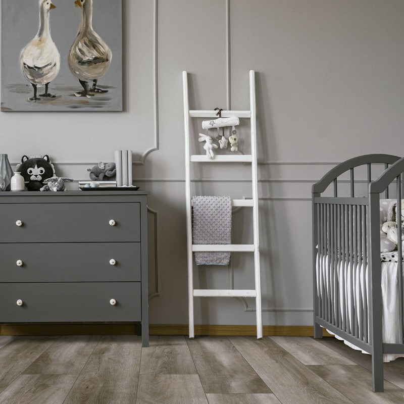 Mission Collection Palacio Cortana Plus Smoked Tan Vinyl Room Scene