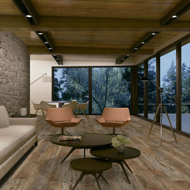 Mission Collection Palacio Cortana Plus Sunbaked Adobe Vinyl Room Scene