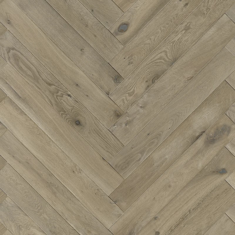 Monarch Plank Hardwood Verano Herringbone Nebbia Hardwood