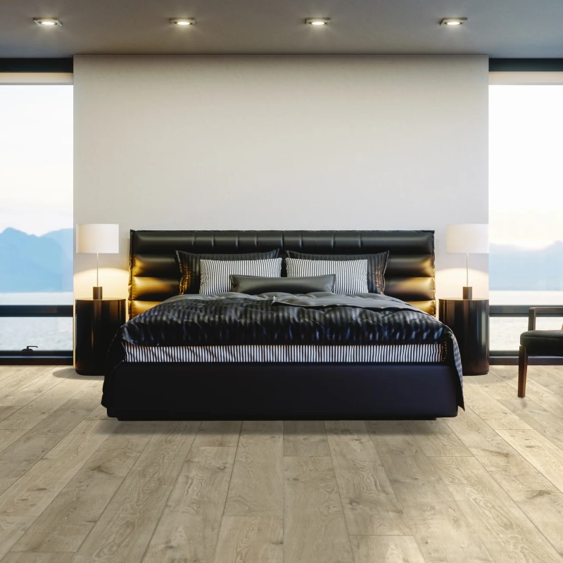 Monarch Plank Hardwood Verano Nebbia Hardwood Room Scene